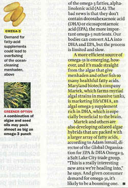 TIME時代雜誌魚油專題報導-Life'DHA與海洋魚源保育與地球永續經營