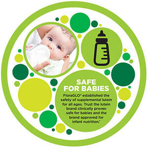 FloraGLO葉黃素-於2008年取得歐盟食品安全局EFSA認可-可以添加在初生嬰兒配方奶粉