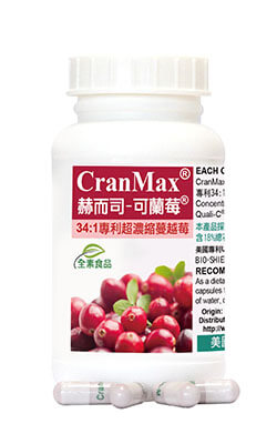 赫而司-可蘭莓®Cran-Max專利超濃縮蔓越莓植物膠囊-商品圖
