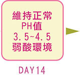 維持正常PH值3.5~4.5弱酸環境