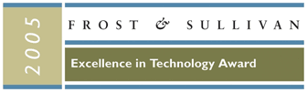 榮獲全球知名的Frost & Sullivan最佳科技獎
