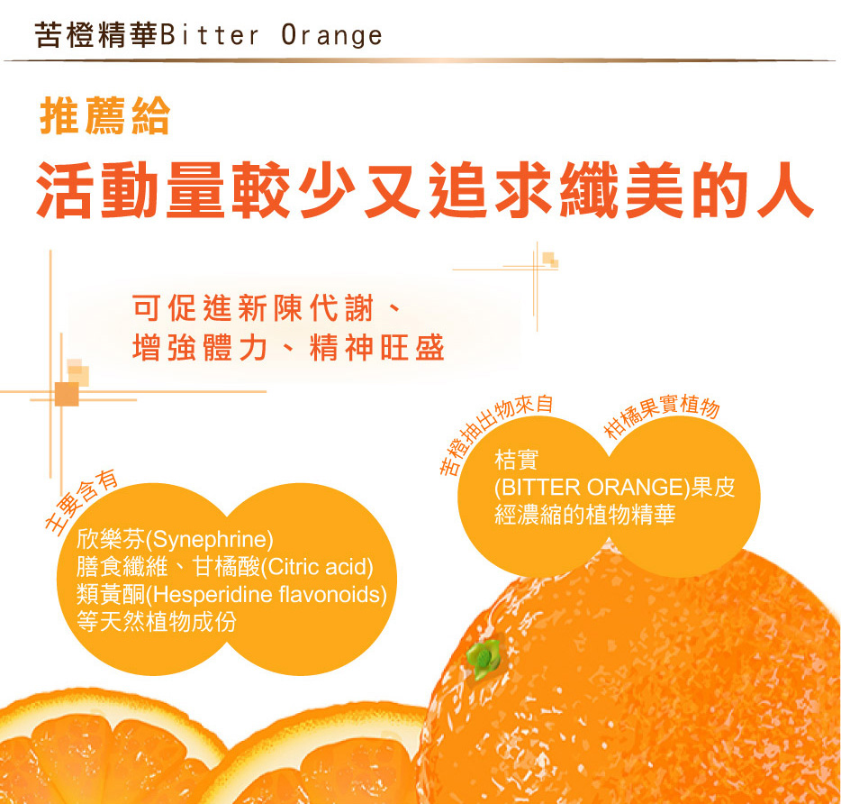 苦橙-Bitter Orange-促進新陳代謝