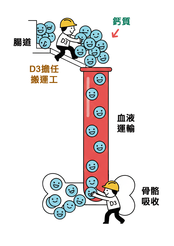 K2補鈣 迷思D3才是鈣吸收的「第一道門」