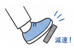 踩下煞車